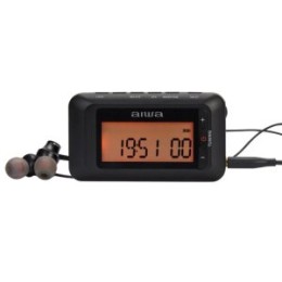 ÷ Radio digital portatil aiwa rd-10 am/fm led rds jack 3.5mm pilas aaa 