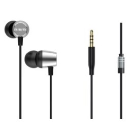 ÷ Auricular intrauditivo aiwa estm-20sl altavoz neodimio 10mm cable sin enredos microfono aluminio 