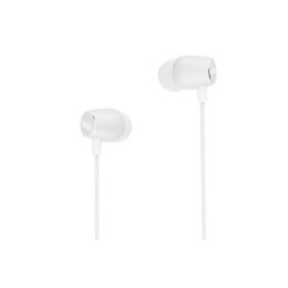 ÷ Auricular intrauditivo aiwa estm-20wh altavoz neodimio 10mm cable sin enredos microfono aluminio 