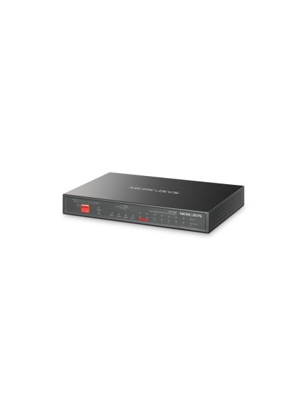 ÷ Switch no gestionable mercusys ms112gmp 12p 2x1gb 8x1gb poe+ 110w 2xsfp metalico negro