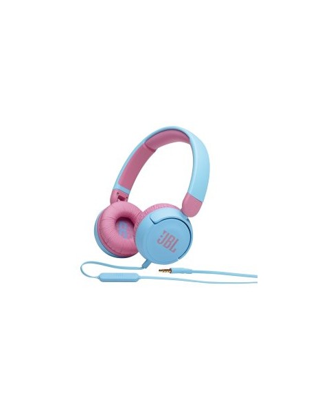 ÷ Headset jbl jr310-bl/pk bt 5.2 ligeros pleagbles jack 3.5mm color azul y rosa
