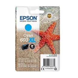 ÷ Singlepack cyan 603xl ink