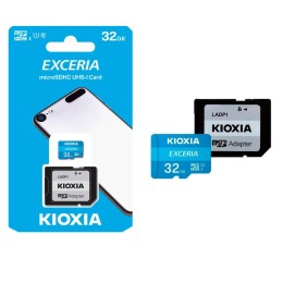 Micro sd hc Kioxia Uhs-I 32Gb 100mb/s / Clase 10 / Con adaptador / LMEX1L032GG2