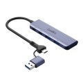 ÷ Hub usb-c coolbox hub lite 2xusb-c 2xusb-a con adaptador usb-a