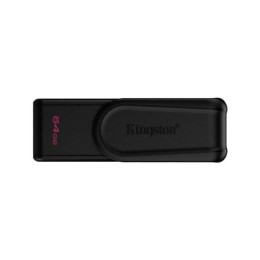 Pendrive Kingston Exodia 64Gb USB 3.2 Gen.1 / Tapa Giratoria / Negro / DTXS/64GB