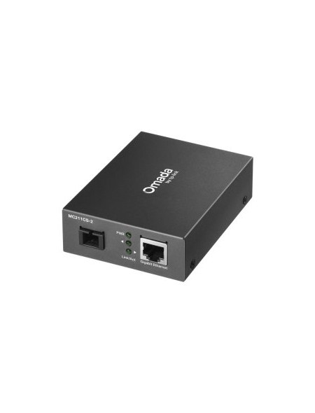 ÷ Convertidor fibra tp-link mc211cs-2 rj45 eth a fibra monomodo sc 1gb fullduplex hasta 2km 