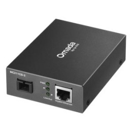÷ Convertidor fibra tp-link mc211cs-2 rj45 eth a fibra monomodo sc 1gb fullduplex hasta 2km 