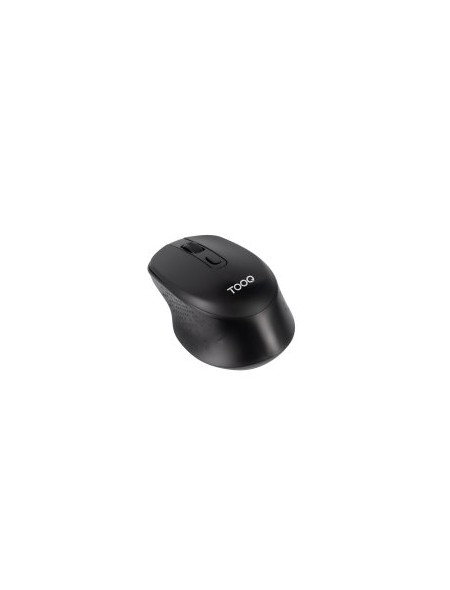 ÷ Mouse tooq wireless tqmw-1101-b sensor optico 1600 dpi 4 botones dise?o ergonomico negro 1x aa
