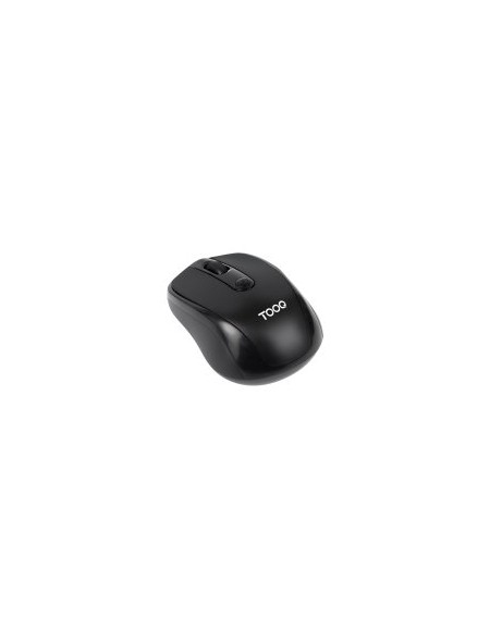 ÷ Mouse tooq wireless tqmw-1103-b sensor optico 1600 dpi 4 botones negro 2x aaa