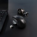 ÷ Mouse tooq wireless tqmwg-1105-b sensor optico 1600 dpi 6 botones dise?o ergonomico negro 1x aa