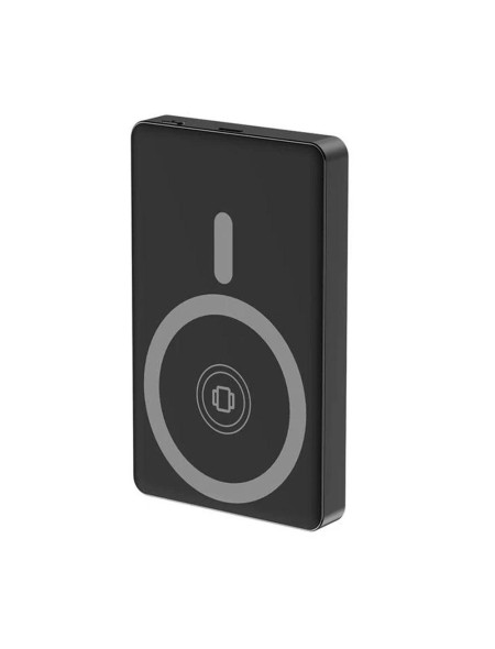 PowerBank Inalambrico Gembird 10.000 mah / Wireless 15W / PD 20W / Magnetico / Negro / PB10-WPC15M-LCD-01