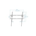 ÷ Soporte de pared orientable tooq lp1081t-b para pantalla 37