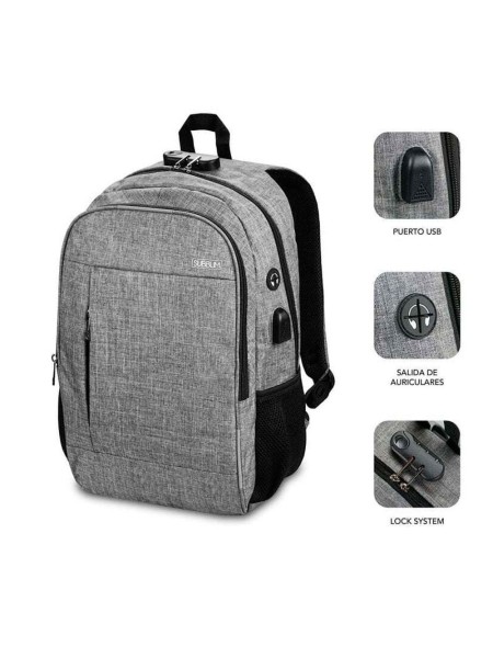 Mochila Subblim Urban Lock System hasta 16