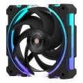 ÷ Ventilador interno coolbox x12 ring 120mm argb pwm 3 pines fdb 2400rpm negro