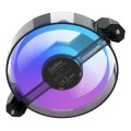 ÷ Ventilador interno coolbox x12 reverse 120mm argb pwm 4 pines fdb 1800rpm palas invertidas negro