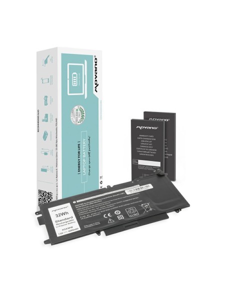 Batería compatible para portátil DELL Latitude 7389 7.6V 4200 mAh Movano