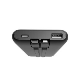 PowerBank Gembird 10.000 mah / 20W PD / 18W QC 3.0 / Cable Type-C / Cable Lightning / 1x USB / Negro / PB10-PD20-LCD-01