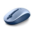Raton Inalambrico Ergonomico NGS Fog Dual Azul / BT 5.2 + RF 2.4Ghz / Silencioso / Hasta 1600 DPI / FOGDUALBLUE