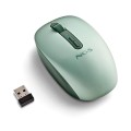 Raton Inalambrico Ergonomico NGS Fog Dual Verde / BT 5.2 + RF 2.4Ghz / Silencioso / Hasta 1600 DPI / FOGDUALGREEN