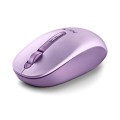 Raton Inalambrico Ergonomico NGS Fog Dual Morado / BT 5.2 + RF 2.4Ghz / Silencioso / Hasta 1600 DPI /  FOGDUALPURPLE