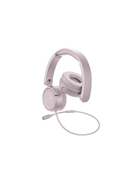 ÷ Headset usb-c energy sistem urban mic control volumen rosa