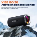 Altavoz Bluetooth 5.3 VIBE GO / 20w / 2000 mAh / IP67 / Led RGB / Tws / Microsd / Usb / IDUSD / H62A