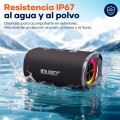Altavoz Bluetooth 5.3 VIBE GO / 20w / 2000 mAh / IP67 / Led RGB / Tws / Microsd / Usb / IDUSD / H62A