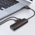Hub adaptador Type-C 5 en 1 / IDUSD / 2x USB 2.0 / 1xUSB 3.0 / Lector Tarjetas SD - MicroSD / K14A