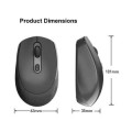 ÷ Mouse equip wireless 245122 1600dpi 4 botones color negro