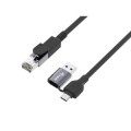 ÷ Cable adaptador de red equip usb-c + a a rj45 gigabit ethernet 5.0m negro