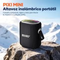 Altavoz Bluetooth 5.3 Pixi Mini / 12w / 1800 mAh / IP67 / Led RGB / Tws / Microsd / Usb / IDUSD / H65A