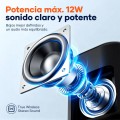 Altavoz Bluetooth 5.3 Pixi Mini / 12w / 1800 mAh / IP67 / Led RGB / Tws / Microsd / Usb / IDUSD / H65A