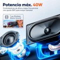 Altavoz Bluetooth 5.3 VIBE PLUS / 40w / 4000 mAh / IP67 / Led RGB / Tws / Microsd / Usb / IDUSD / H63A