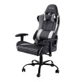 Silla trust Gaming Gxt 708W / Giratoria 360 / Respaldo ajustable / Gas Clase 4 / Hasta 150kg / Negro-Blanco