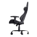 Silla trust Gaming Gxt 708W / Giratoria 360 / Respaldo ajustable / Gas Clase 4 / Hasta 150kg / Negro-Blanco