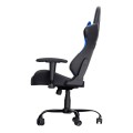Silla trust Gaming Gxt 708B / Giratoria 360 / Respaldo ajustable / Gas Clase 4 / Hasta 150kg / Negro-Azul / 24435