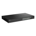 ÷ Switch gestionable l2+ d-link dms-1250-18/e 18p 16x2.5gb 2x10gb sfp+ metalico rack negro