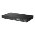÷ Switch gestionable l2+ d-link dms-1250-18/e 18p 16x2.5gb 2x10gb sfp+ metalico rack negro