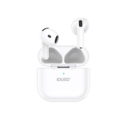 Auricular inalámbrico IDUSD ECO Lite 6H Music / TWS / Bt 5.3 / 300 mAh / Blanco / H105B