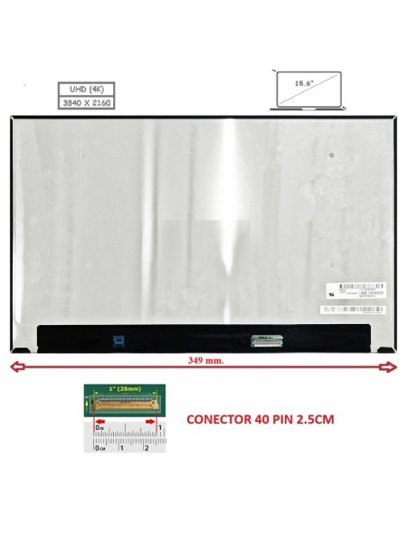 Pantalla compatible para portátil LED 15.6