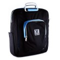 Maletin portatil Approx APPNBST15BBL / hasta 15.6 pulg./ Bandolera / Asa Ajustable / Negro-Turquesa