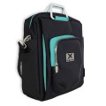 Maletin portatil Approx APPNBST15BBL / hasta 15.6 pulg./ Bandolera / Asa Ajustable / Negro-Turquesa