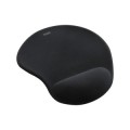 ÷ Alfombrilla tooq tqmp1001-b ergonomica superficie de tejido color negro