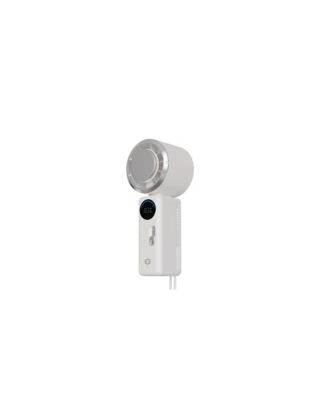 ÷ Ventilador mini portatil conceptronic aeriva03c turbo placa enfriamiento pantalla digital blanco cre