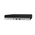Ordenador Reacondicionado MINI HP EliteDesk 800 G3 / i5-6th / 8Gb / 256Gb M2 / Win 10 Pro / Sin cable trébol / Grado A / Wifi / Sin VGA