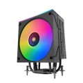 ÷ Ventilador con disipador de cpu mars gaming mcpulcd tdp 300w 120mm pantalla lcd argb negro