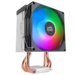 ÷ Ventilador con disipador de cpu mars gaming mcpux2 tdp 150w pwm low profile frgb negro