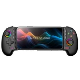 ÷ Gamepad bluetooth mars gaming mgpxpro bt+usb multiplataforma hall effect negro