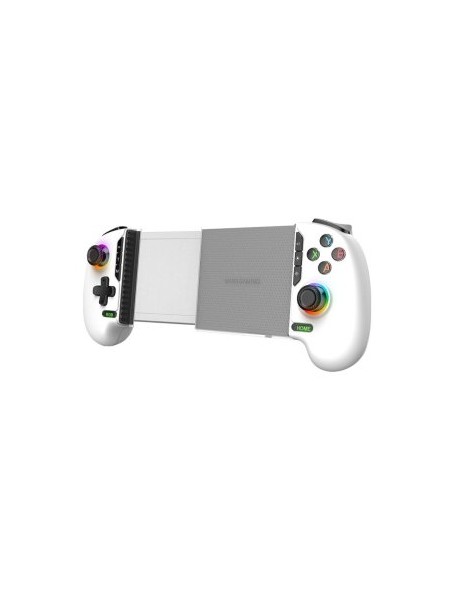 ÷ Gamepad bluetooth mars gaming mgpxpro bt+usb multiplataforma hall effect blanco