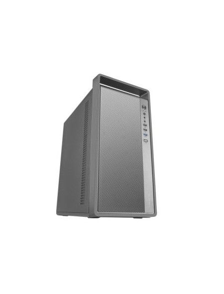 ÷ Caja microatx tacens 2fortisii negra frontal mesh gpu 235mm asa de transporte